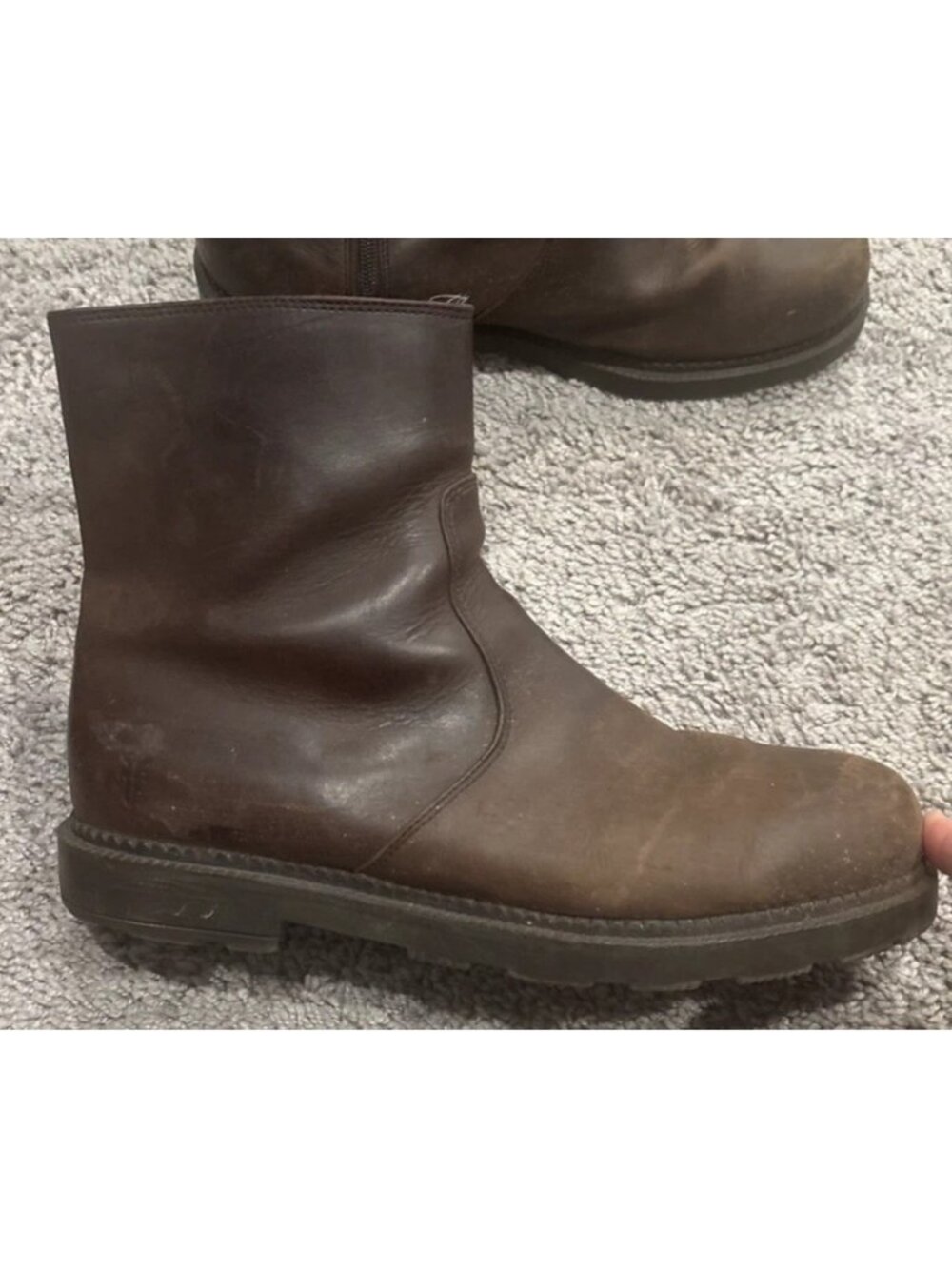 Frye Men's Paul Inside Zip Casual Boots - Round Toe SZ 10 M